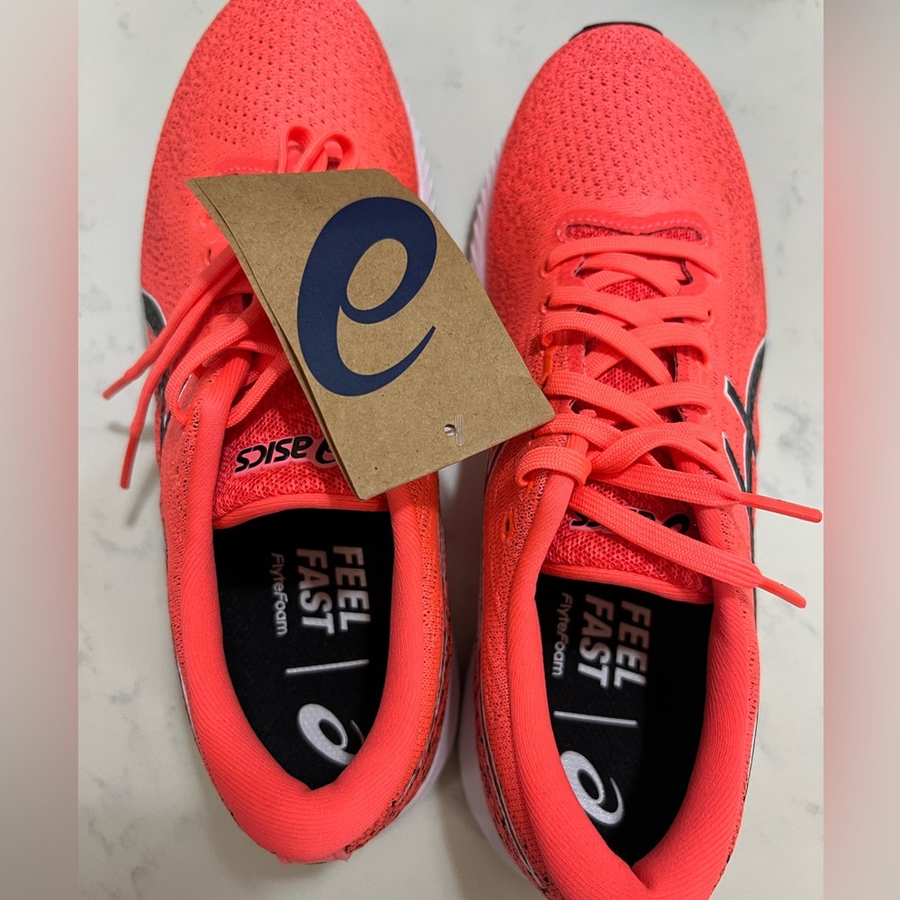 Asics Pink Athletic Shoes Breathable Mesh Design - Picture 7 of 9